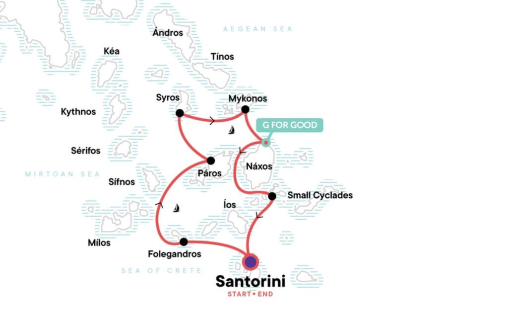 SAILING GREECE – SANTORINI TO SANTORINI 5